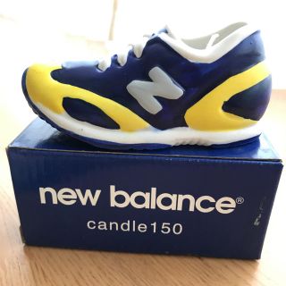 ニューバランス(New Balance)のニューバランス キャンドル青 【非売品】(置物)