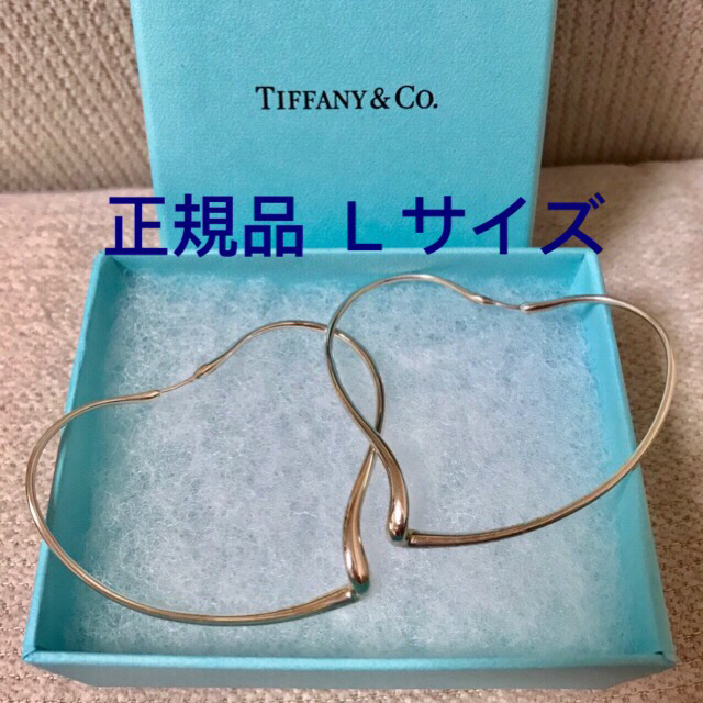 Tiffany & Co. - ティファニー エルサペレッティ オープンハート フープピアス Lの通販 by chi-i's shop