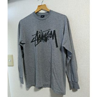 ステューシー(STUSSY)のSTUSSY/ステューシー/王冠ロゴデザイン/ロングTシャツ/Mサイズ(Tシャツ/カットソー(七分/長袖))