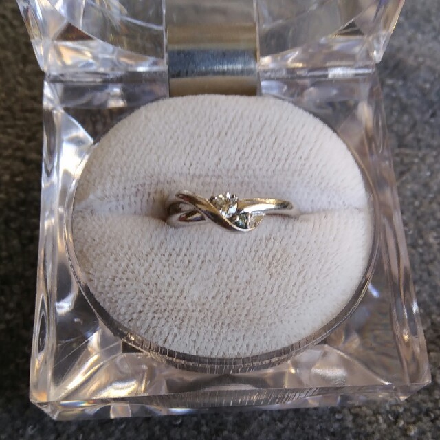 ハチ公様ご予約です♪　　　　ダイヤ＆ブルーダイヤリング レディースのアクセサリー(リング(指輪))の商品写真