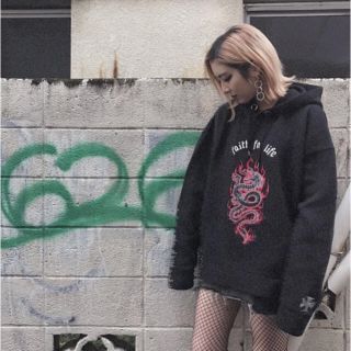 バブルス(Bubbles)のfaith tokyo dragon hoodie(パーカー)