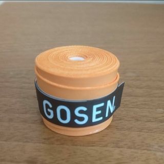 ゴーセン(GOSEN)のGOSEN グリップテープ ３個 赤２個オレンジ１個(バドミントン)