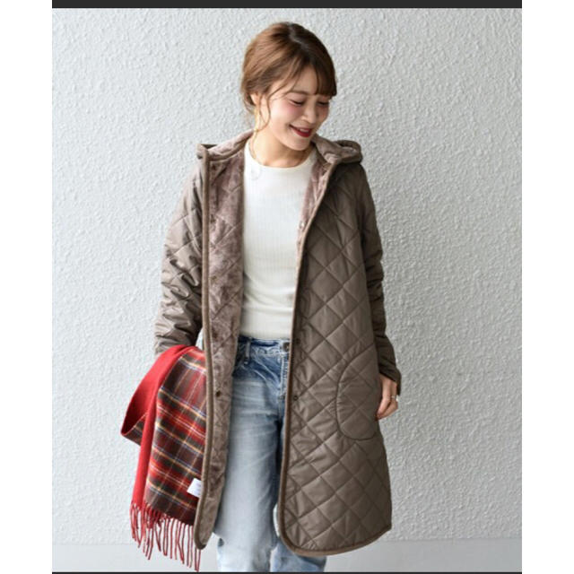 LAVENHAM ラベンハム　BRUNDON FURロングコート