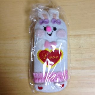 スイマー(SWIMMER)のハート白うさぎメガネケース(その他)