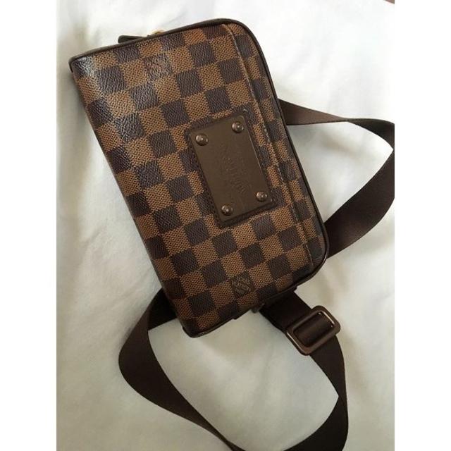 LOUIS VUITTON(ルイヴィトン)のルイヴィトン バムバッグ ブルックリン ダミエ ボディバッグ ウエストポーチ メンズのバッグ(ボディーバッグ)の商品写真