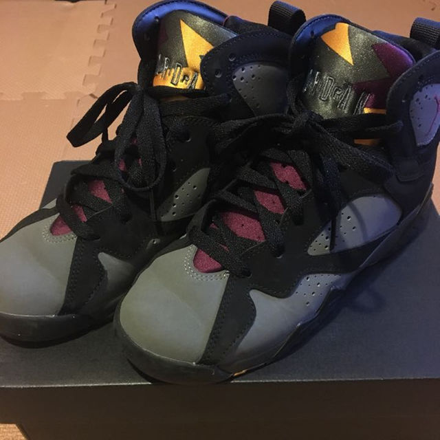 込 AIR  JORDAN 7 ボルドー 23.5 美品 Bordeaux 正規