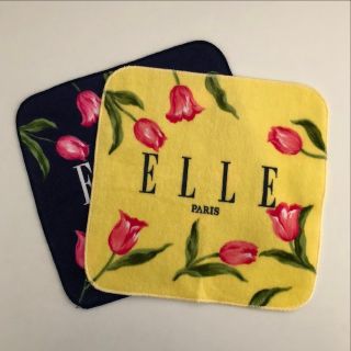 エル(ELLE)のELLEのタオルハンカチ２枚(その他)