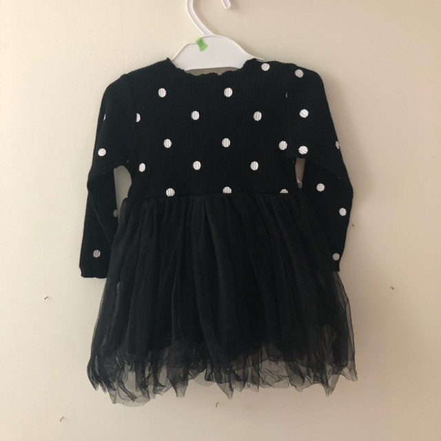 babyGAP(ベビーギャップ)のドットチュールドレス 80 キッズ/ベビー/マタニティのベビー服(~85cm)(ワンピース)の商品写真