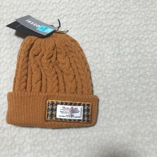 新品未使用 ハリスツイード×しまむら キッズニットキャップ ニット帽