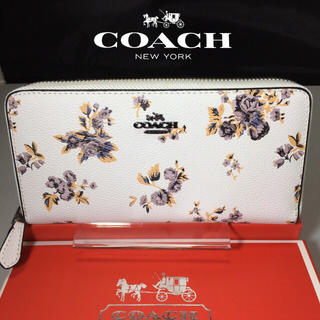 コーチ(COACH)の限定セール❣️新品コーチ長財布F59014プレーリー フラワーコーテッドマルチ(財布)