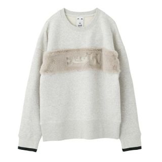 エックスガール(X-girl)のFUR LOGO SWEAT TOP(トレーナー/スウェット)