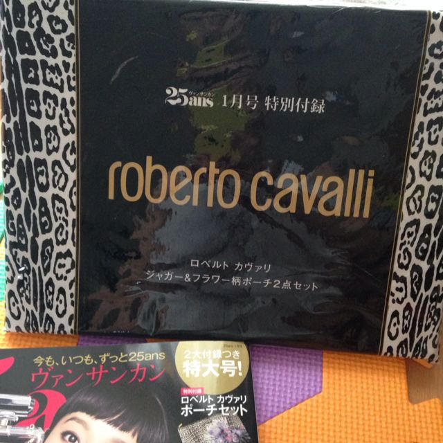 Roberto Cavalli(ロベルトカヴァリ)のロベルトカヴァリ☆ポーチセット レディースのファッション小物(ポーチ)の商品写真