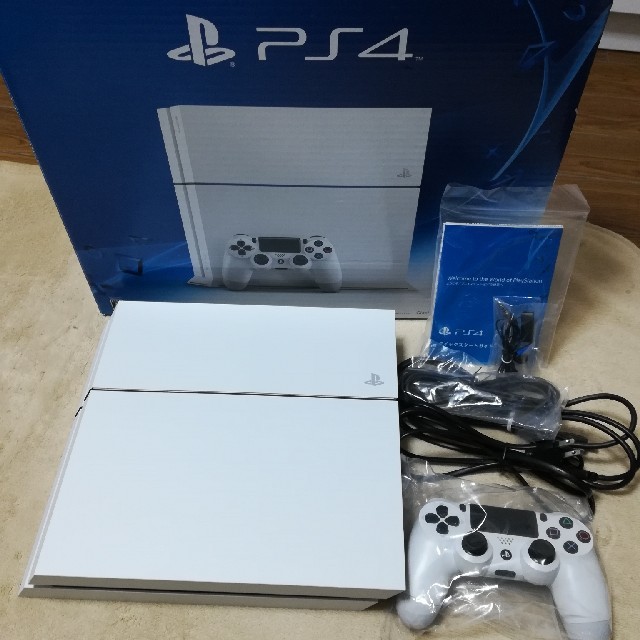 PS4 CUH-1200AB02 500GB 本体 グレイシャーホワイト白 - 家庭用ゲーム ...