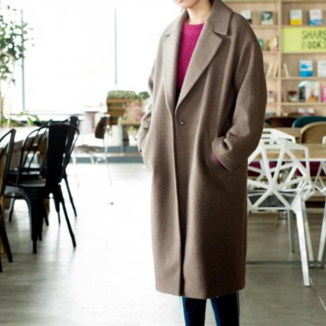 LEPSIM(レプシィム)のbigカラーコート レディースのジャケット/アウター(ロングコート)の商品写真