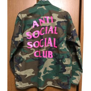 シュプリーム(Supreme)のanti social social club BDUジャケット Sサイズ(ミリタリージャケット)