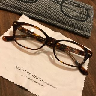 ビューティアンドユースユナイテッドアローズ(BEAUTY&YOUTH UNITED ARROWS)のBY by KANEKO OPTICAL べっ甲カラー 伊達メガネ(サングラス/メガネ)