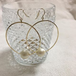 ☆¥500均一☆ コットンパール ピアス(ピアス)