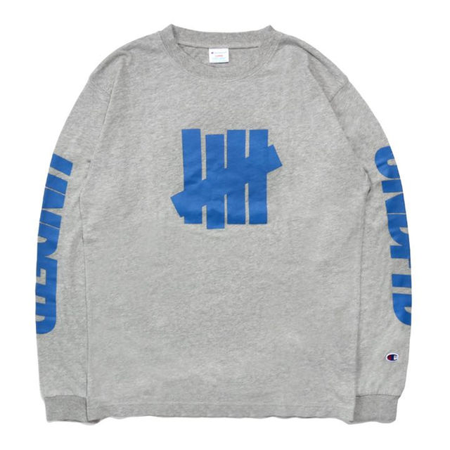 undefeated champion long l/sl tee Lサイズ