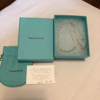 ティファニー(Tiffany & Co.)のTiffany&Co   Tスマイルペンダント（ミニ）18Ｋゴールド(ネックレス)