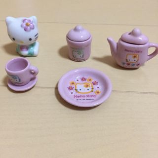 ハローキティ(ハローキティ)のハローキティ ミニチュア食器(キャラクターグッズ)