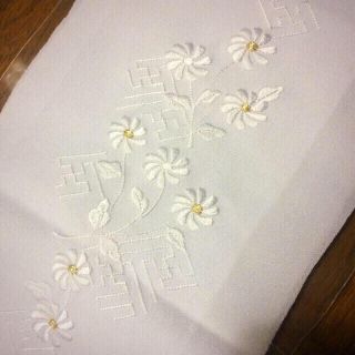 ★2/11までゆゆ様専用★【刺繍半襟 白】白無垢 付襟 結婚式 ウエディング(着物)