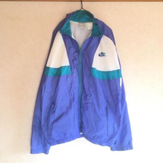 ナイキ(NIKE)のNIKE vintage90's Nylon Jackets M 銀タグ(ナイロンジャケット)