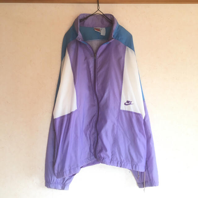 NIKE(ナイキ)のNIKE vintage90's Nylon Jackets L 銀タグ メンズのジャケット/アウター(ナイロンジャケット)の商品写真