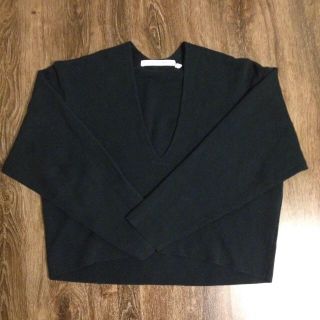 ルメール(LEMAIRE)の【美品】ユニクロ ルメール ニット ダークグリーン(ニット/セーター)