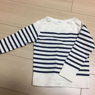 シップス(SHIPS)のCHAMORO様専用 SHIPSキッズ ボーダーカットソー 美品80(その他)