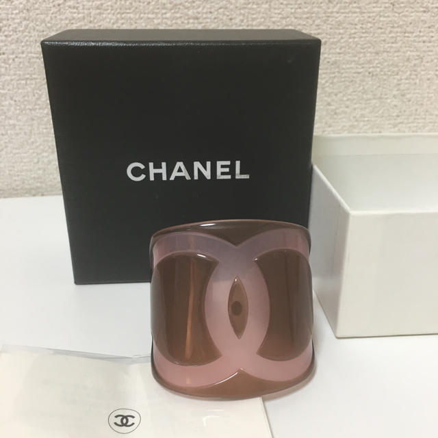 CHANEL(シャネル)の売切れました。シャネル バングル マロン×ローズ レディースのアクセサリー(ブレスレット/バングル)の商品写真