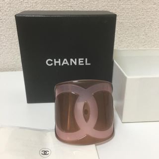 シャネル(CHANEL)の売切れました。シャネル バングル マロン×ローズ(ブレスレット/バングル)