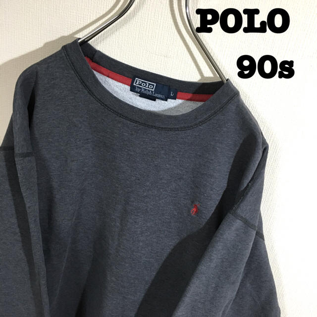 POLO RALPH LAUREN(ポロラルフローレン)の希少☆POLO ラルフローレン ヴィンテージ スウェット 古着 ビッグサイズ メンズのトップス(スウェット)の商品写真