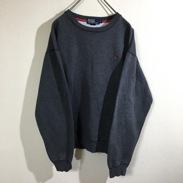 POLO RALPH LAUREN(ポロラルフローレン)の希少☆POLO ラルフローレン ヴィンテージ スウェット 古着 ビッグサイズ メンズのトップス(スウェット)の商品写真