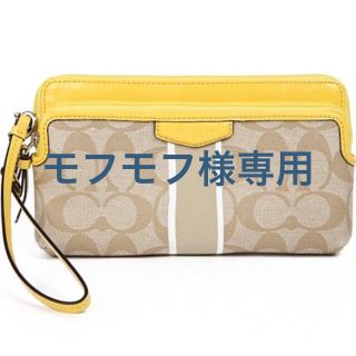 コーチ(COACH)の※モフモフ様 専用※【やや傷あり】 COACH 長財布 ポーチ(財布)