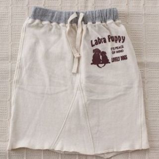 ★新品タグ付★送料無★Labra Puppy★アイボリースカート110★100(スカート)