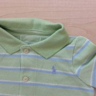 ラルフローレン(Ralph Lauren)の★新品★ラルフローレン★ショートオール★70★9Ｍ★淡黄緑★男子★女子(カバーオール)