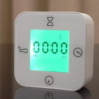 イケア(IKEA)のホワイト【IKEA】LOTTORP 時計/温度計/アラーム/タイマー(置時計)