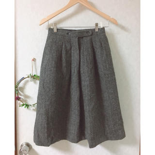 サマンサモスモス(SM2)の暖かい素材のスカート(ひざ丈スカート)