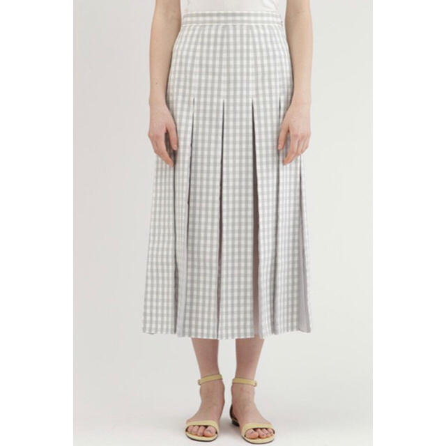 ☆極美品☆JILL STUART チェックスカート グレー - ミニスカート