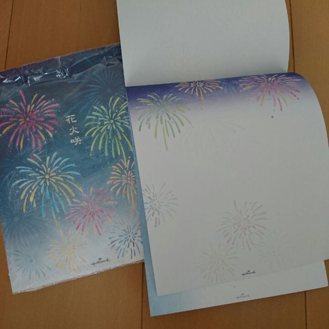 値下げしました🎆夏らしい🎇便箋６冊セット インテリア/住まい/日用品の文房具(その他)の商品写真