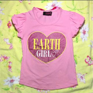 アースマジック(EARTHMAGIC)のアースマジック ピンクTシャツ140(Tシャツ/カットソー)