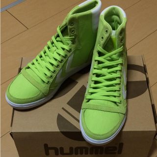 ヒュンメル(hummel)のhummel  ハイカットスニーカー24.0cm(スニーカー)