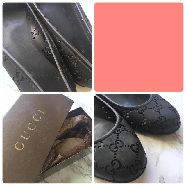 Gucci(グッチ)のGUCCI グッチ ラバーシューズ スニーカー 靴 パンプス 36 23 22  レディースの靴/シューズ(スニーカー)の商品写真