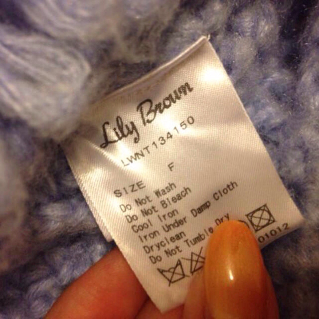 Lily Brown(リリーブラウン)のリリーブラウン ニット レディースのトップス(ニット/セーター)の商品写真
