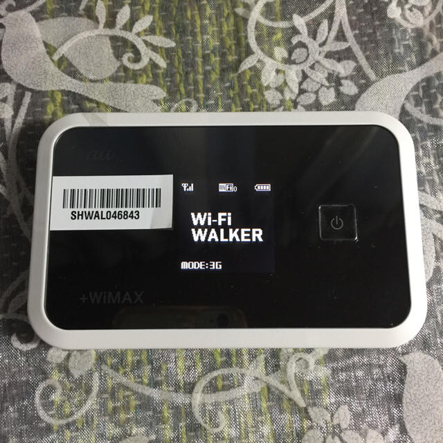 au(エーユー)の【新品同様】au Wi-Fi WALKER WiMAX ホワイト HWD13 スマホ/家電/カメラのスマートフォン/携帯電話(その他)の商品写真