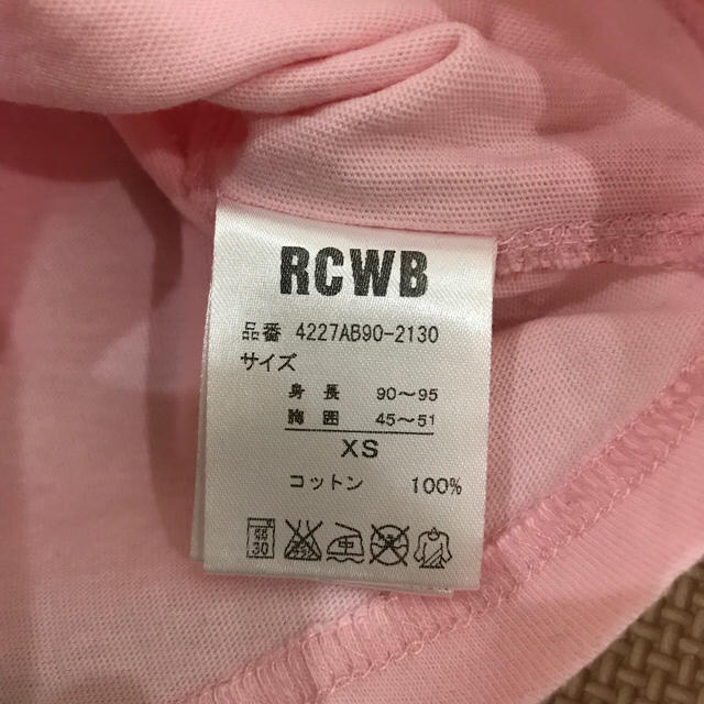 RODEO CROWNS WIDE BOWL(ロデオクラウンズワイドボウル)のロデオ rodeo キッズ Tシャツ 90 95 美品 キッズ/ベビー/マタニティのキッズ服女の子用(90cm~)(Tシャツ/カットソー)の商品写真