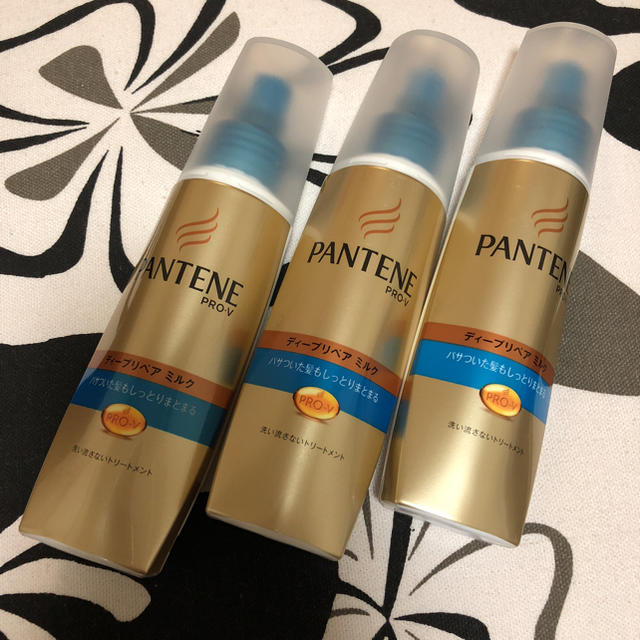 PANTENE(パンテーン)のパンテーン＊ディープリペア ミルク（洗い流さないトリートメント）100ml×３✨ コスメ/美容のヘアケア/スタイリング(トリートメント)の商品写真