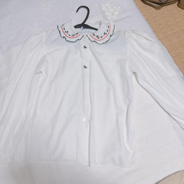  ジス様専用シフォン刺繍ブラウス レディースのトップス(シャツ/ブラウス(長袖/七分))の商品写真
