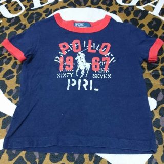 ポロラルフローレン(POLO RALPH LAUREN)のポロラルフローレン Tシャツ 紺地 80cm(シャツ/カットソー)