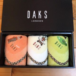 ダックス(DAKS)の【新品】DAKS ハンカチ 3点セット(ハンカチ/ポケットチーフ)